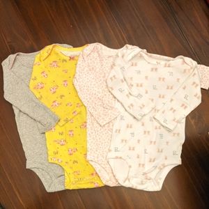 4 Girl's Onesies